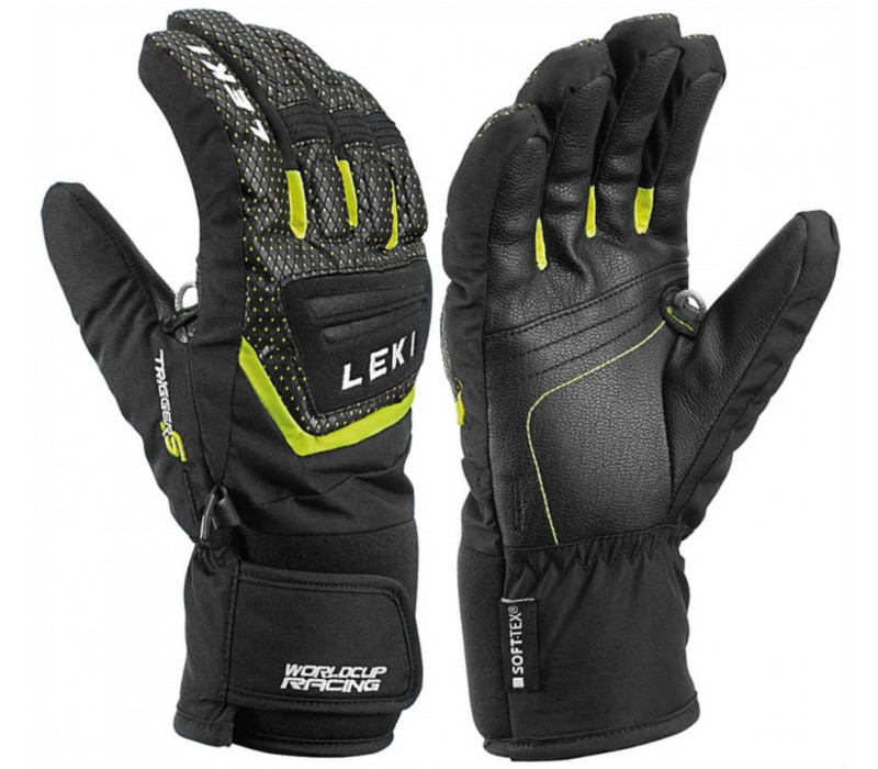 Leki Worldcup S Junior black/ice lemon Leki Worldcup S Junior black/ice lemon