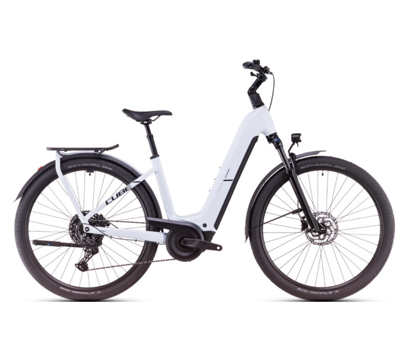 CUBE Kathmandu Hybrid ONE 800 polarwhite´n´black 2025 CUBE Kathmandu Hybrid ONE 800 polarwhite´n´black 2025
